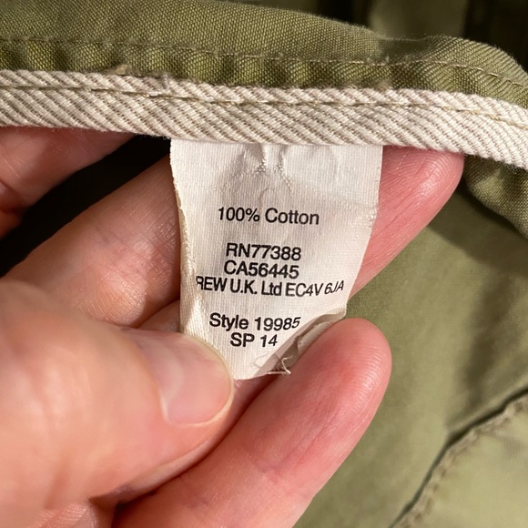 J.Crew Field Utility Hooded Cotton Jacket Olive Green XL - Picture 9 of 13